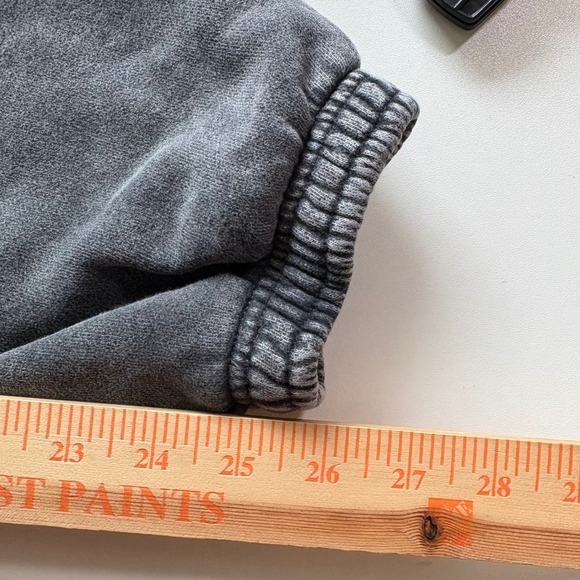TNA Cozy Fleece Mega Sweatpants Acid Wash Gray XS Joggers Lounge Athleisure - Picture 7 of 8